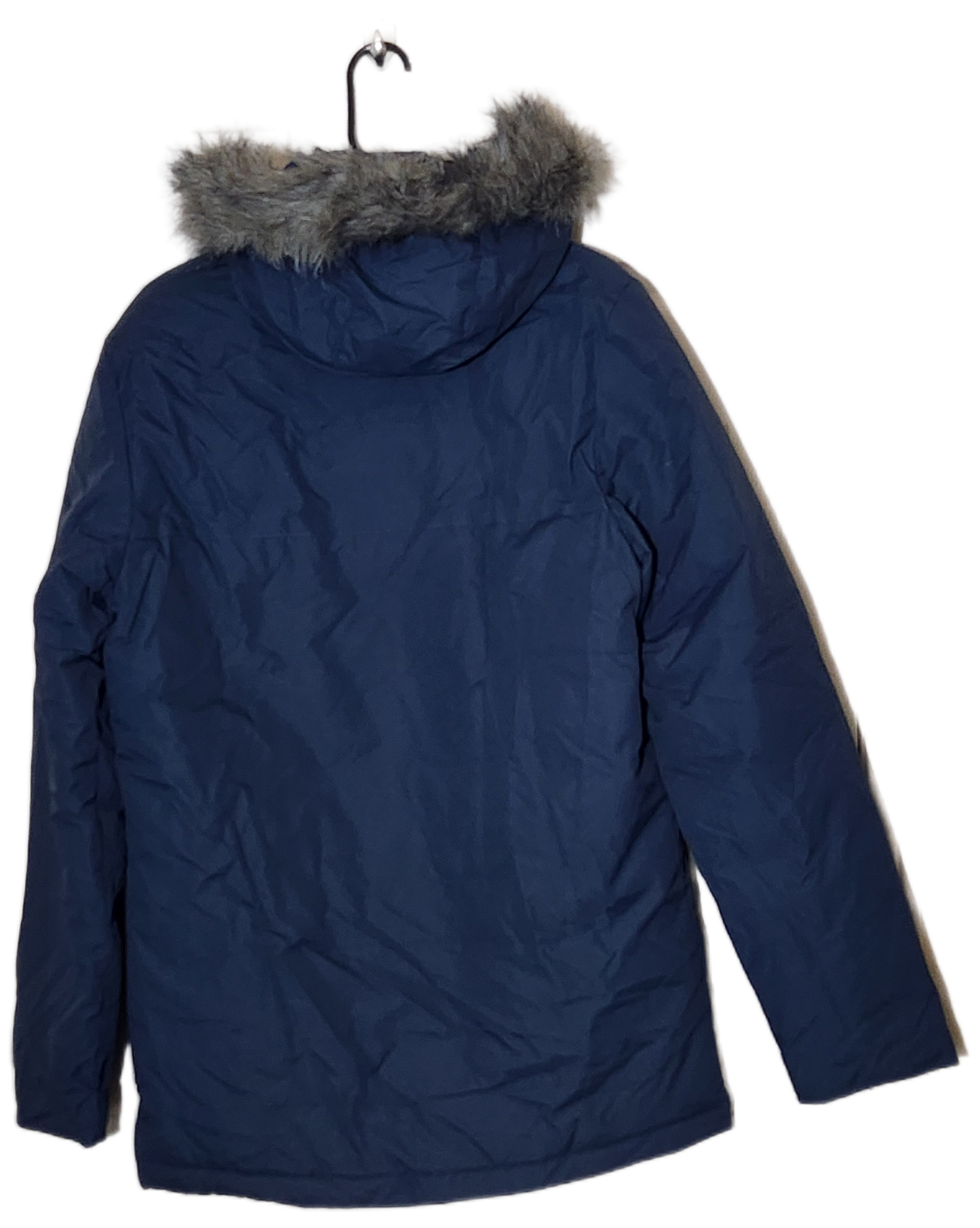 Adidas Parka jacket Sz Small Navy