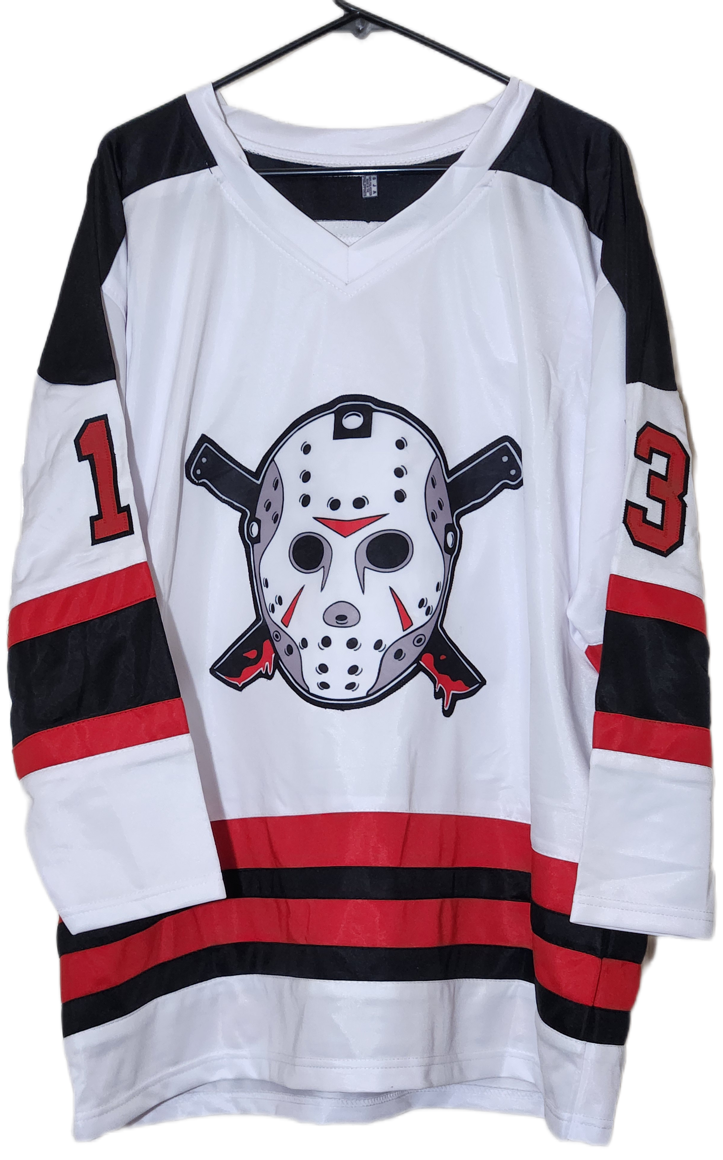 Jason Voorhees Jersey Signed Ari Lehman W/Inscription C.O.A. included size XL