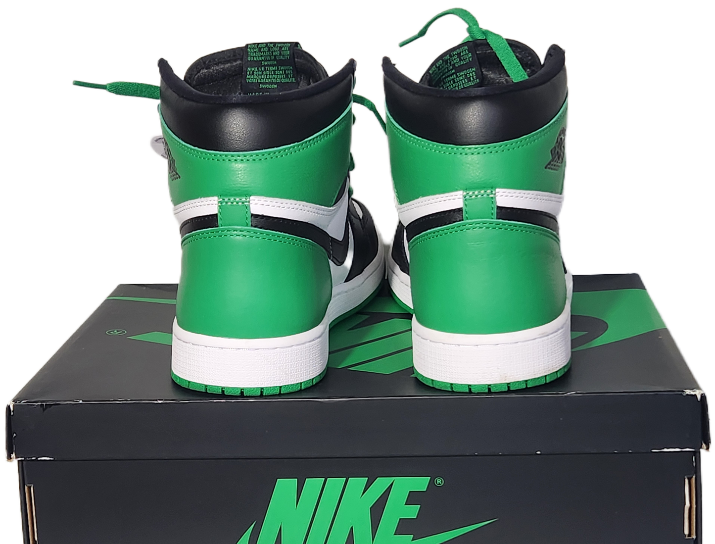 Nike Jordan 1 Retro High OG Lucky Green "SAMPLE" Rare unique legendary Find