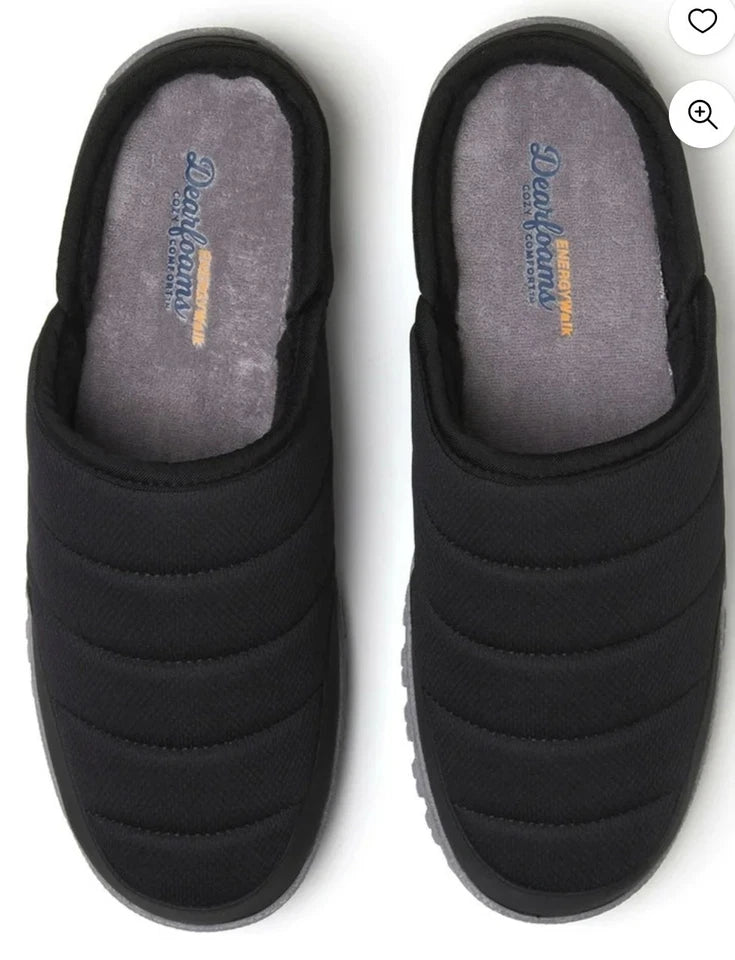 Dearfoams Cozy Comfort Men's Size M 9-10 Energy Walk Clog Indoor Outdoor Slip On