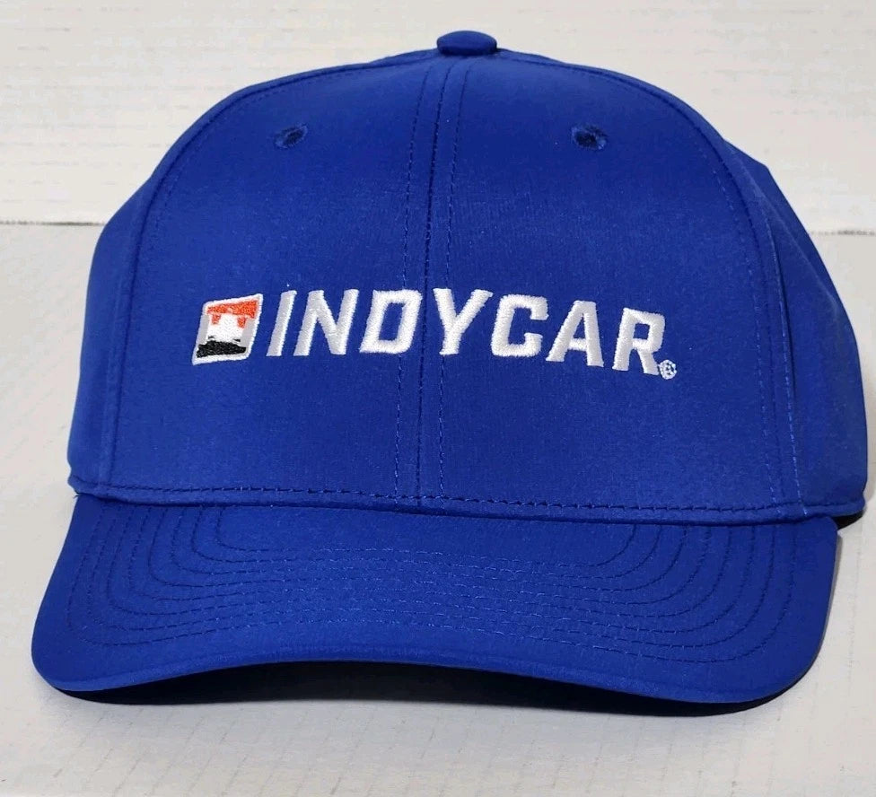 IndyCar Flex Fit Hat – Royal Blue Performance Cap (S/M)