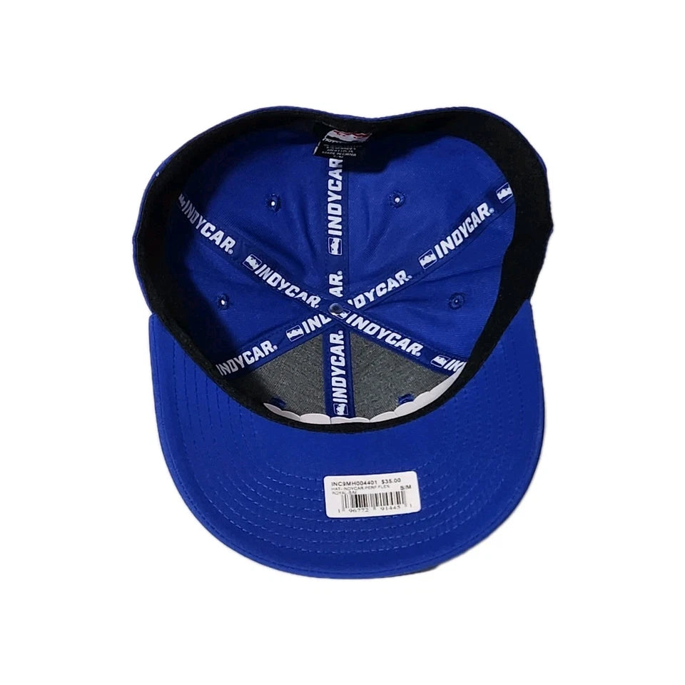 IndyCar Flex Fit Hat – Royal Blue Performance Cap (S/M)