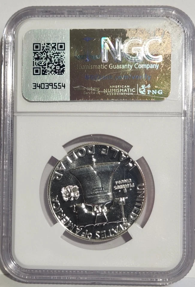 1963 Franklin half dollar Silver Proof NGC PF66