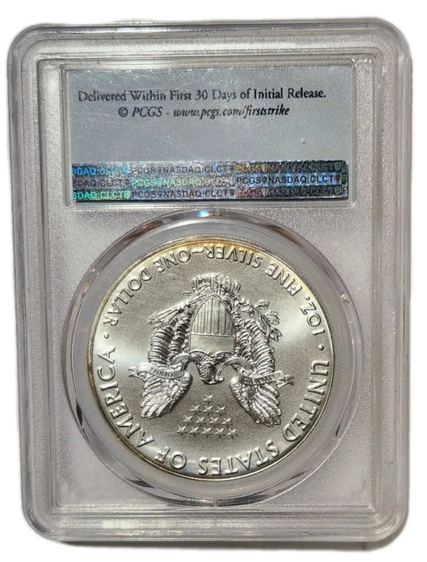 2016 Silver Eagle Pcgs ms70 30th Anniversary FirstStrike