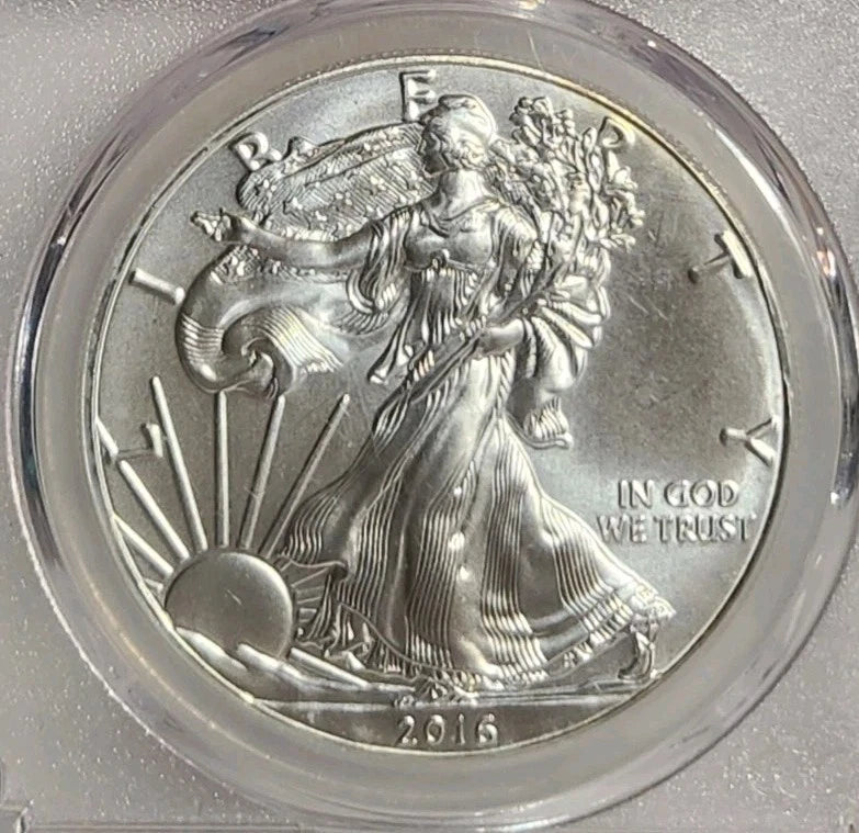 2016 Silver Eagle Pcgs ms70 30th Anniversary FirstStrike