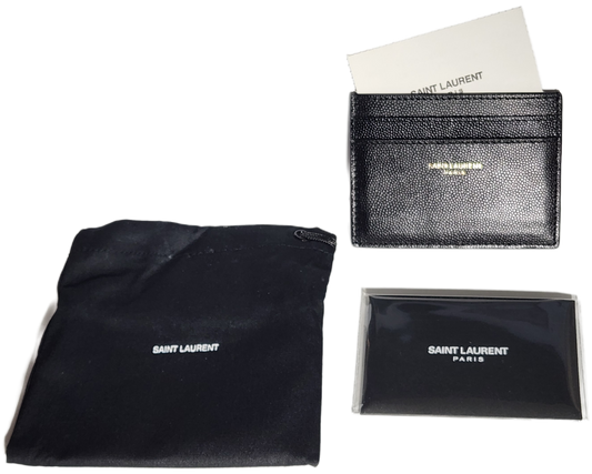 Saint Laurent YSL Card Holder With Dust Bag