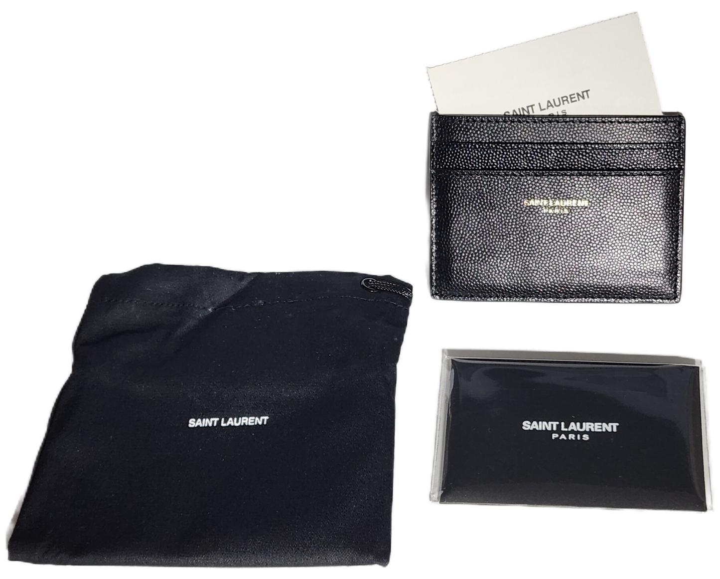 Saint Laurent YSL Card Holder With Dust Bag