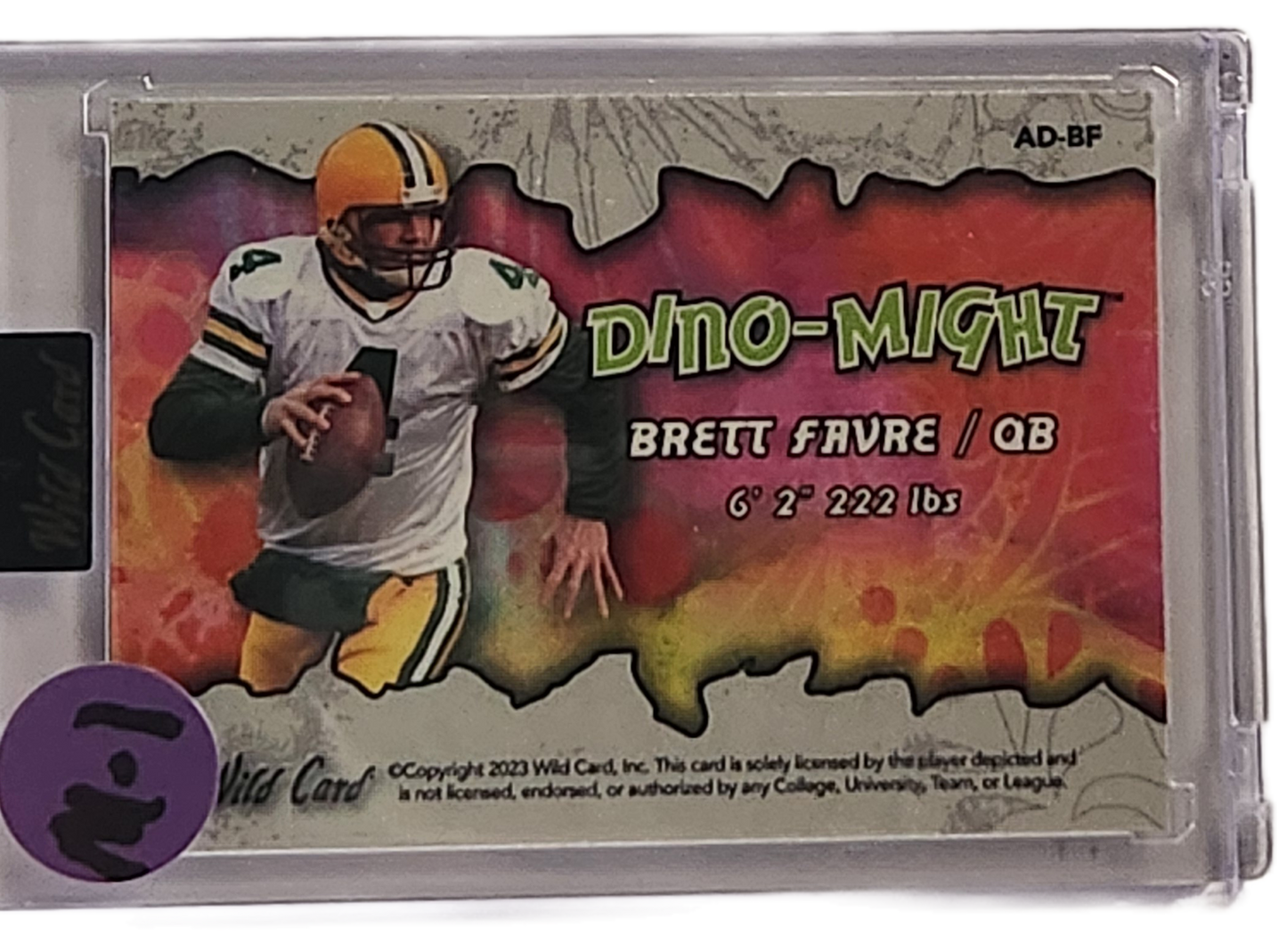 2023 wild card alumination Dino-might Bret Farve Silver Scope 10/25