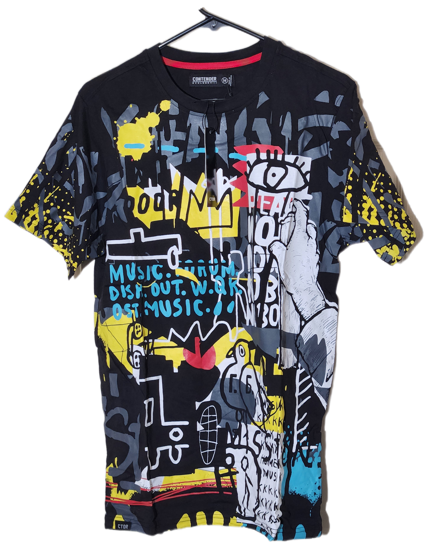 Contender Tshirt Mens Black Size XL