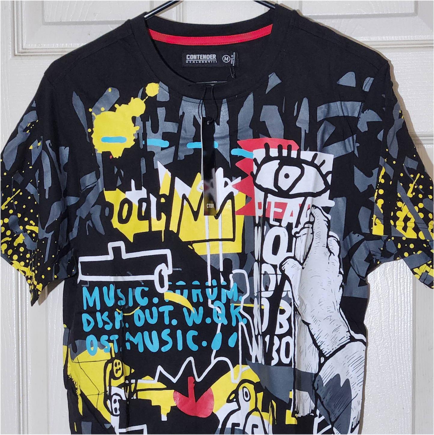 Contender Tshirt Mens Black Size XL
