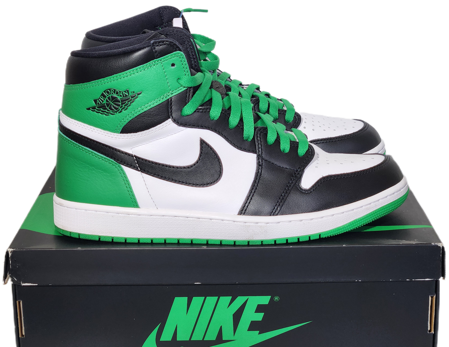 Nike Jordan 1 Retro High OG Lucky Green "SAMPLE" Rare unique legendary Find