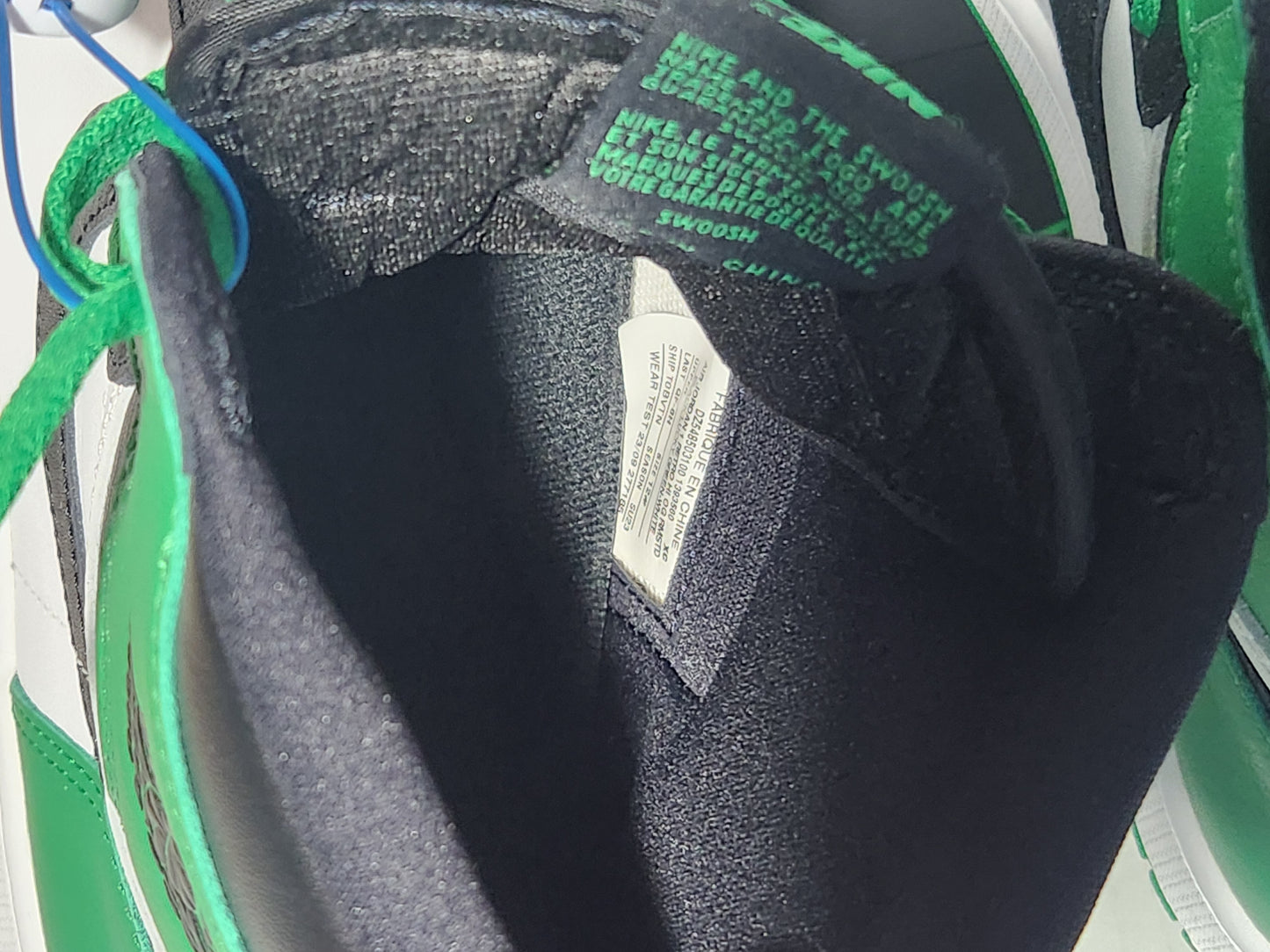 Nike Jordan 1 Retro High OG Lucky Green "SAMPLE" Rare unique legendary Find