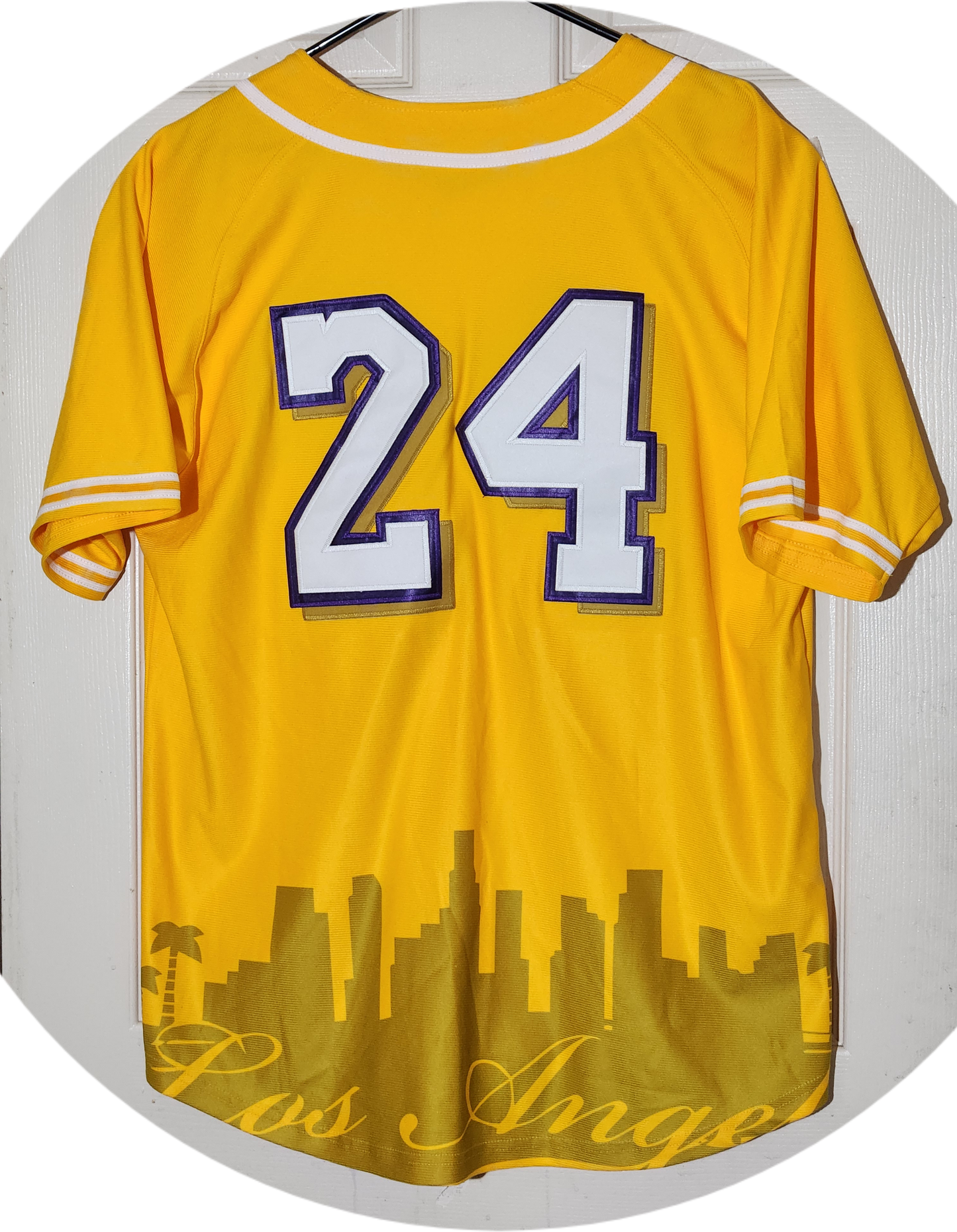 Kobe Bryant x Nipsey Hustle Crenshaw Baseball Jersey Size 2XL