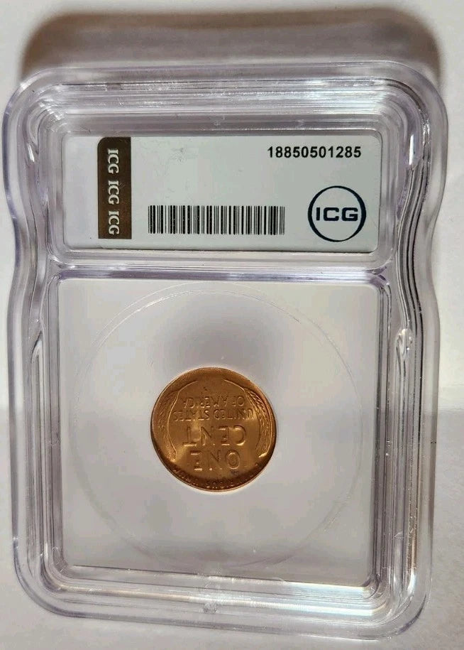 1939-S Lincoln Cent ICG MS66 RD Red Lincoln Penny