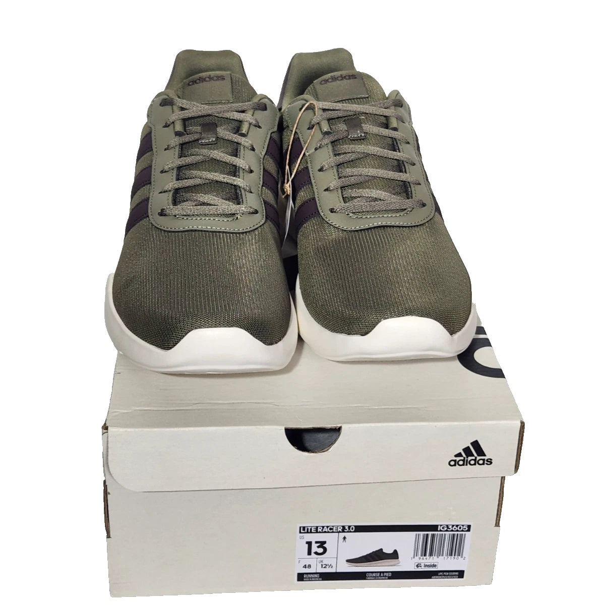 Size 13 - adidas Lite Racer 3.0 Olive Strata