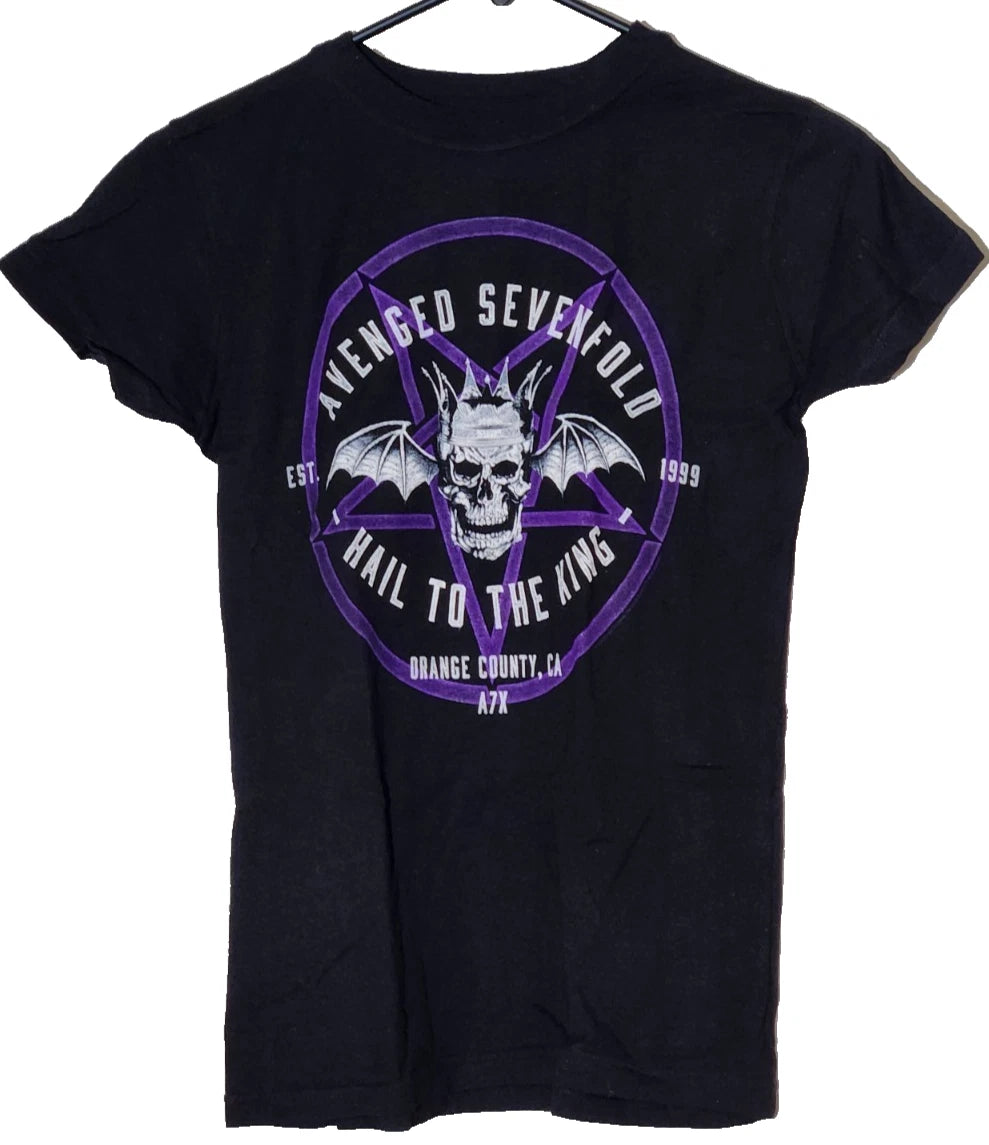 Avenge Sevenfold Tshirt. Hail To The King Orange Co, CA  Size Small