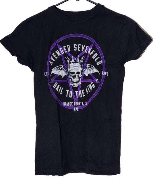 Avenge Sevenfold Tshirt. Hail To The King Orange Co, CA  Size Small