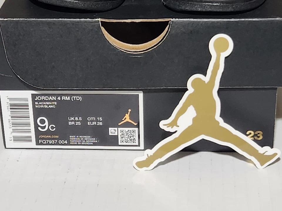 Air Jordan 4 Rm Black Cat Size 9c