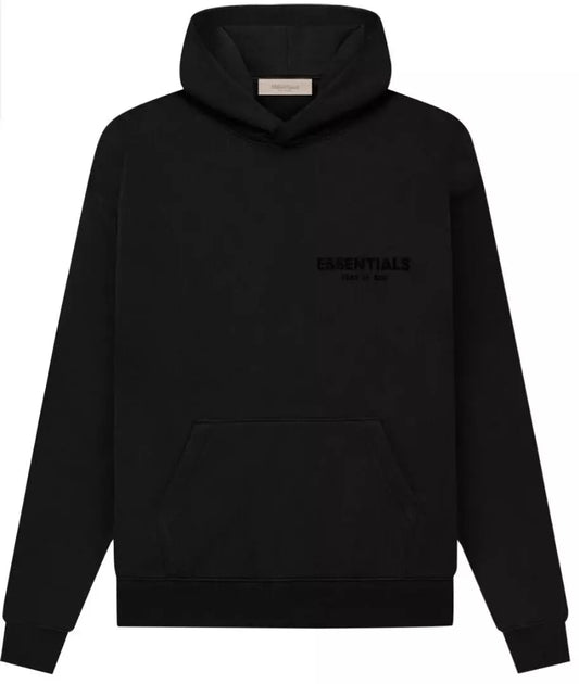 Essentials fear of god Hoodie black stretch limo Size LARGE