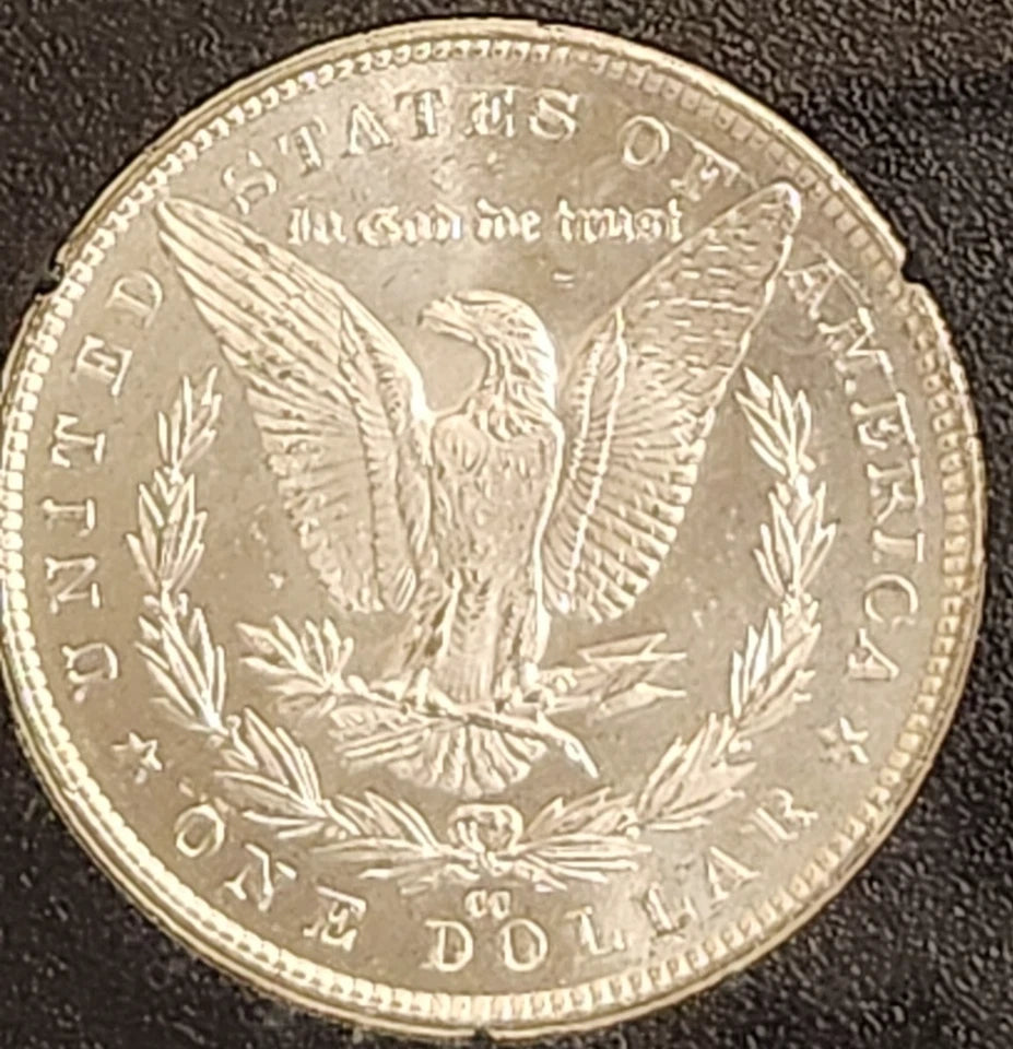 Carson City 1883 Morgan Silver Dollar uncirculated rare history COA included