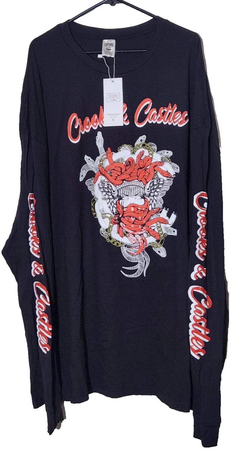 Crooks and Castles Medusa Long Sleeve mens 5xl