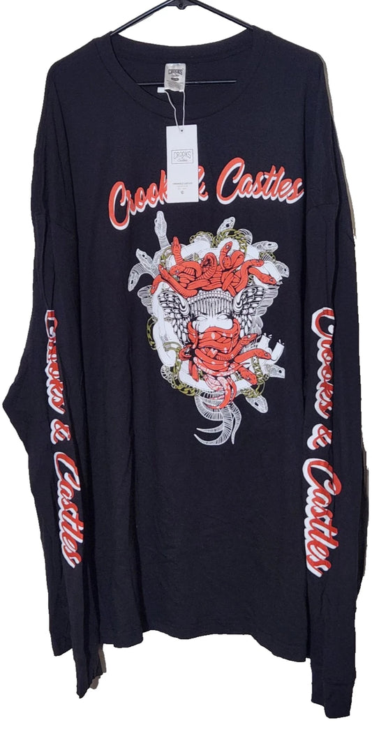 Crooks and Castles Medusa Long Sleeve mens 5xl