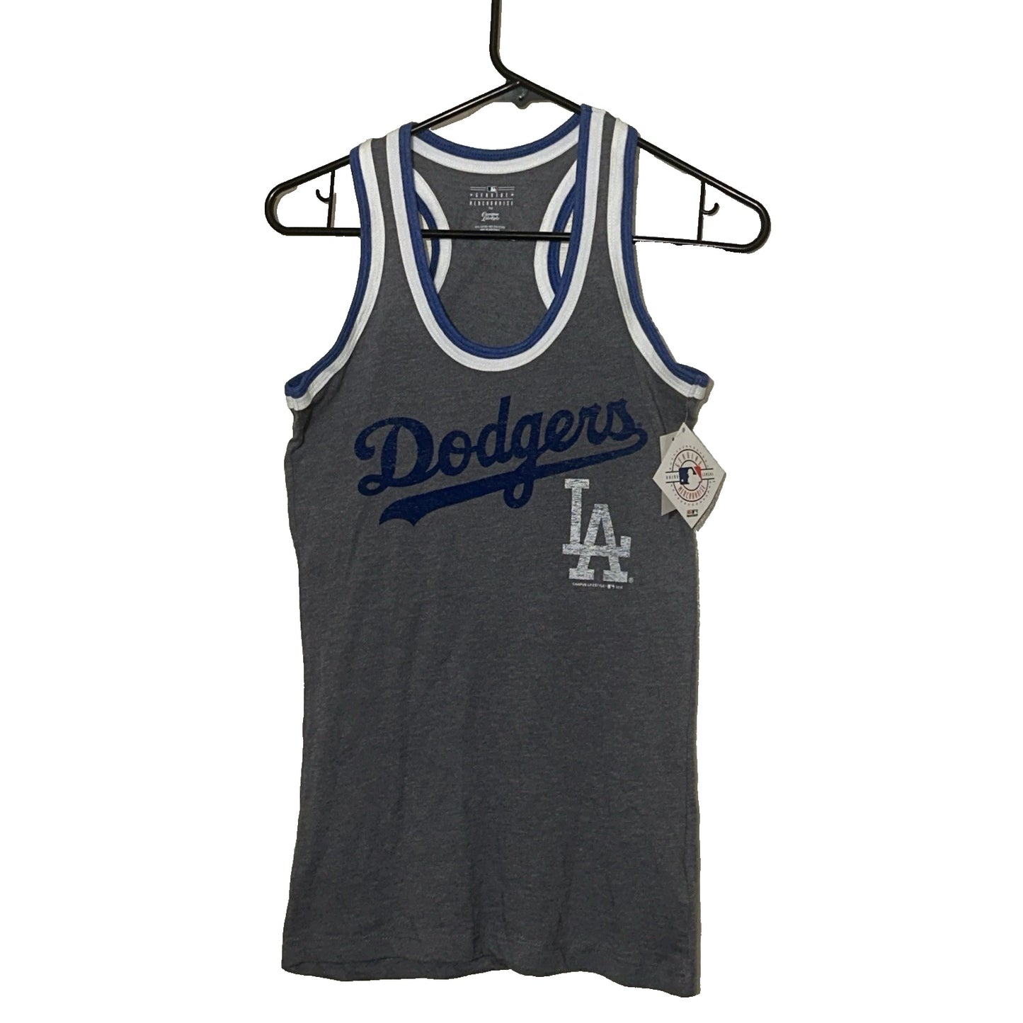 LA Dodgers Custom BLING Hat + Women’s Tank Top XS | MLB Official Set