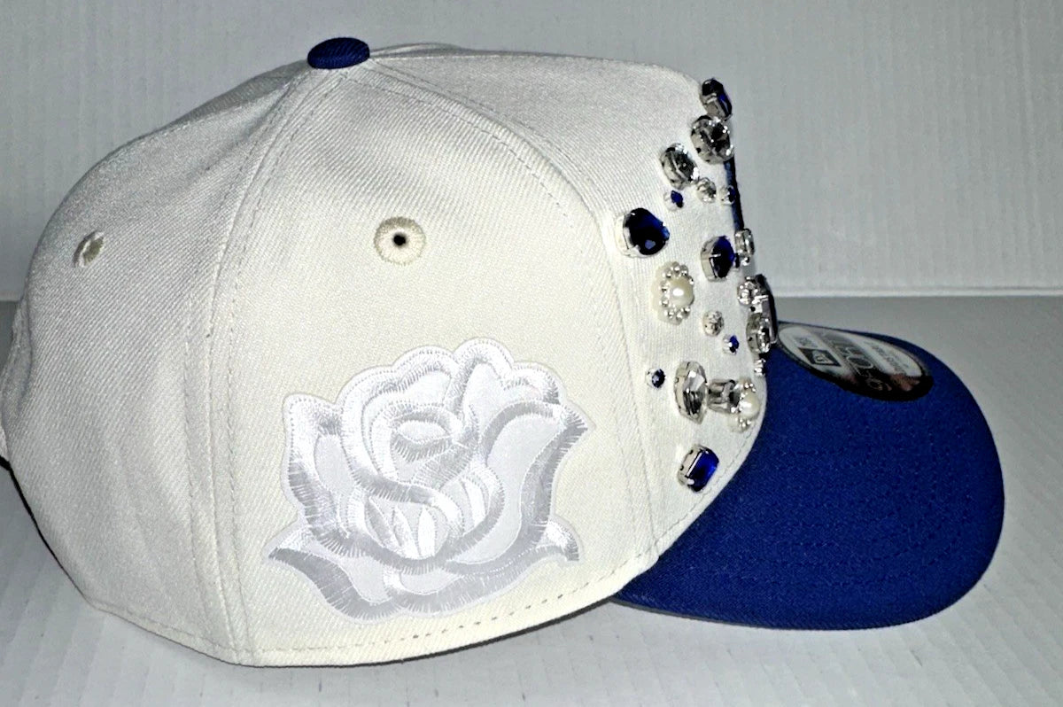 LA Dodgers Custom BLING Hat + Women’s Tank Top XS | MLB Official Set