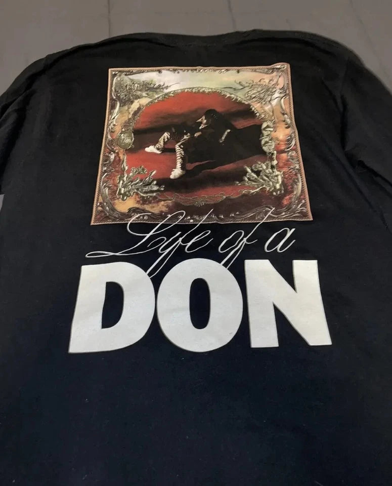 Don Toliver " Life Of A Don" Long Sleeve T Shirt Men's Sized Large