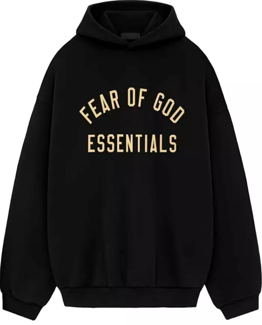 Essentials Fear Of God Hoodie Black Size Xxs