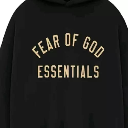 Essentials Fear Of God Hoodie Black Size Xxs