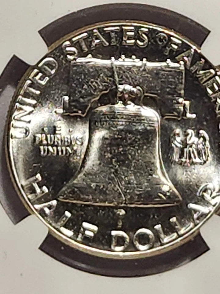Franklin Half Dollar 1963 graded MS 64 by NGC