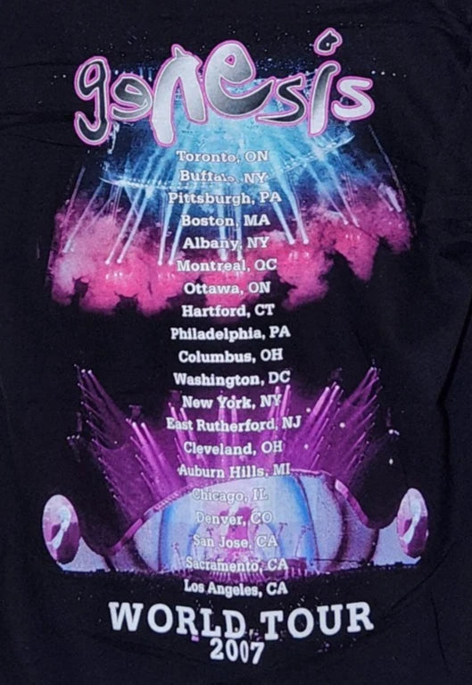 2007 Vintage Genesis World Tour Tshirt Size Small