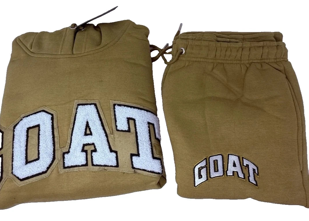 Goat Hoodie sweatshirt With Matching Sweatpants Size medium