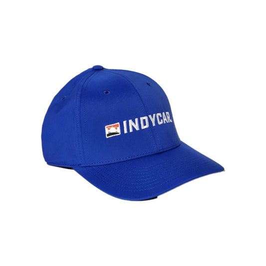 IndyCar Flex Fit Hat – Royal Blue Performance Cap (S/M)