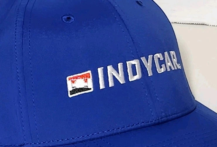 IndyCar Flex Fit Hat – Royal Blue Performance Cap (S/M)