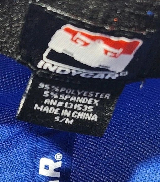 IndyCar Flex Fit Hat – Royal Blue Performance Cap (S/M)