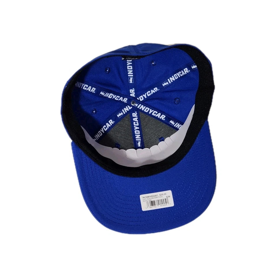 IndyCar Flex Fit Hat – Royal Blue Performance Cap (S/M)