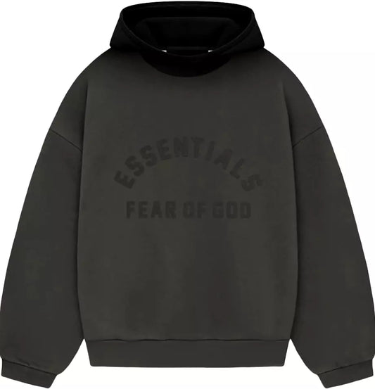 Essentials Ink Jet Black Hoodie Size Small