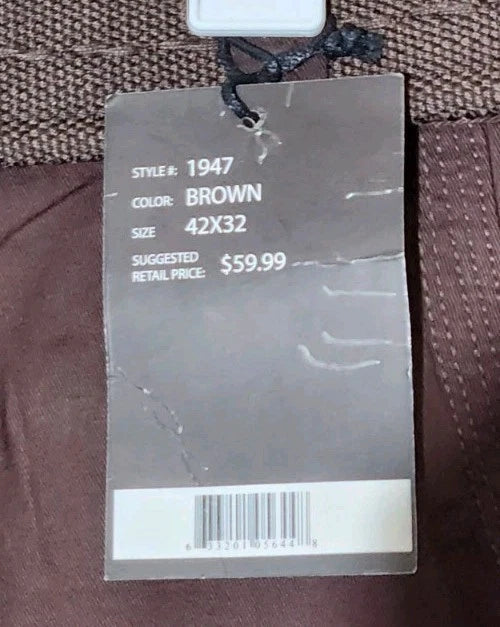 Jeans Mens Knockout Brand Cargo Style Size 42 X 32