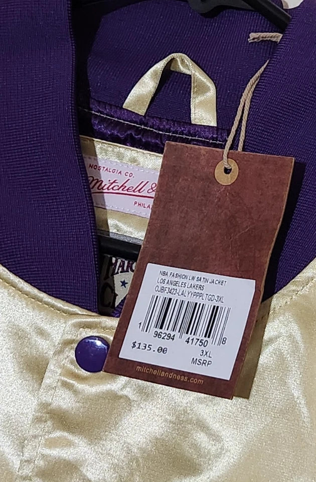 Los Angeles Lakers NBA Jacket Mitchell & Ness Size 3XL