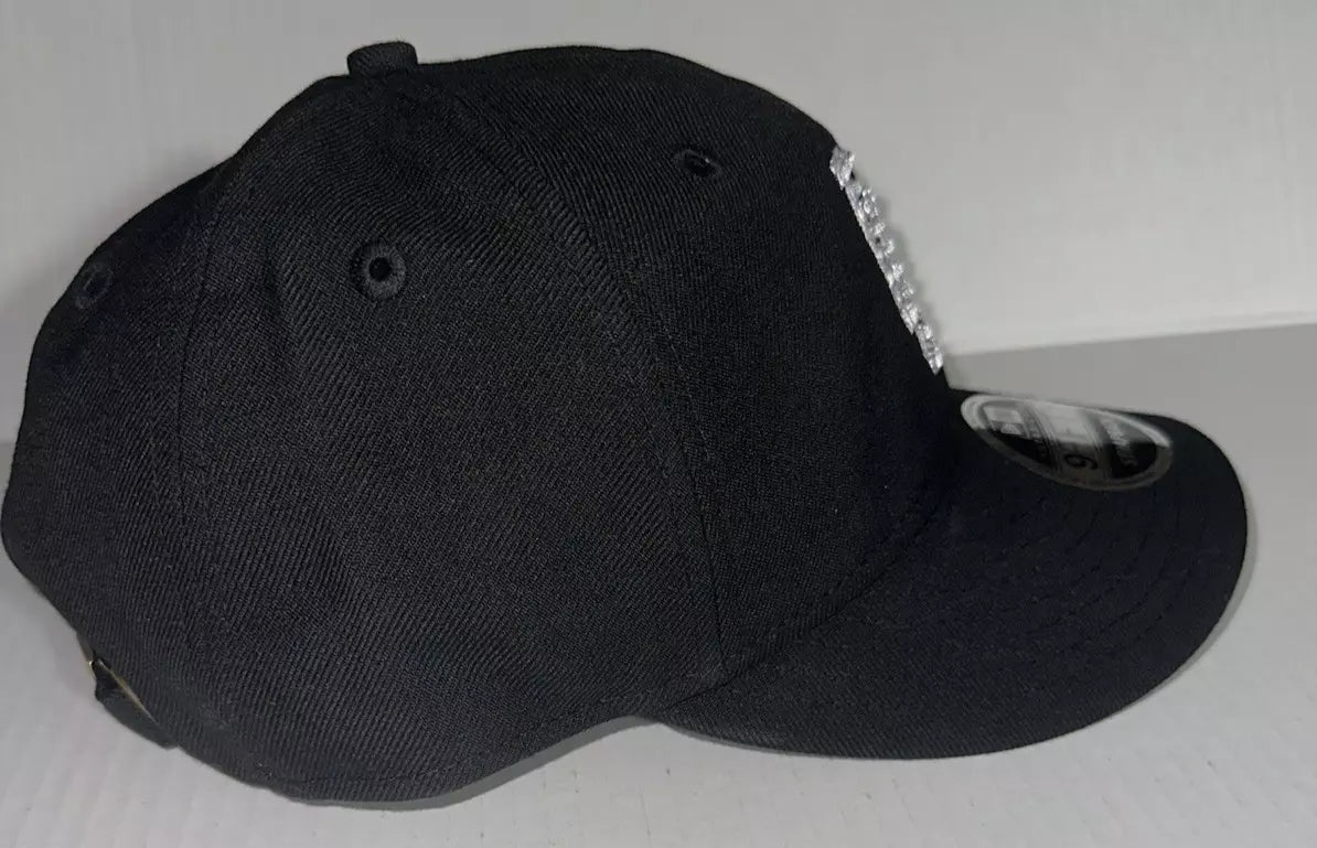 LA Dodgers MLB Custom BLING Black New Era 9FIFTY Strapback Hat Palm Trees