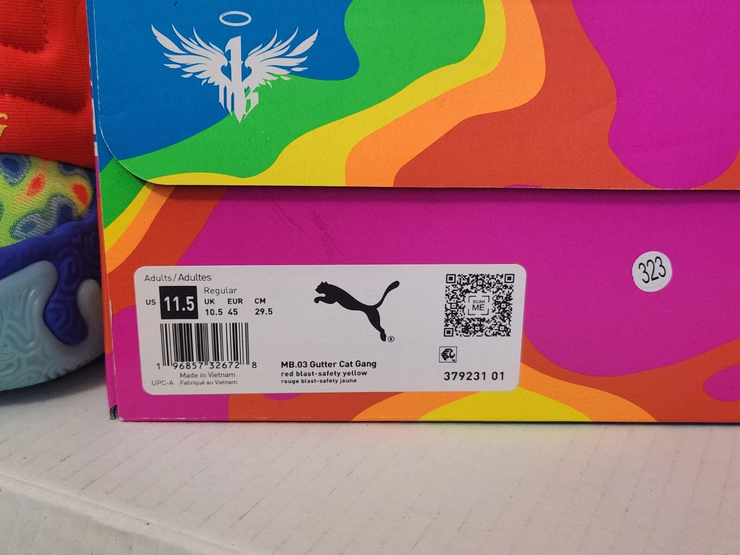 Puma Lamelo Ball Gutter Mello Gutter Cat Gang Mens Size 11.5