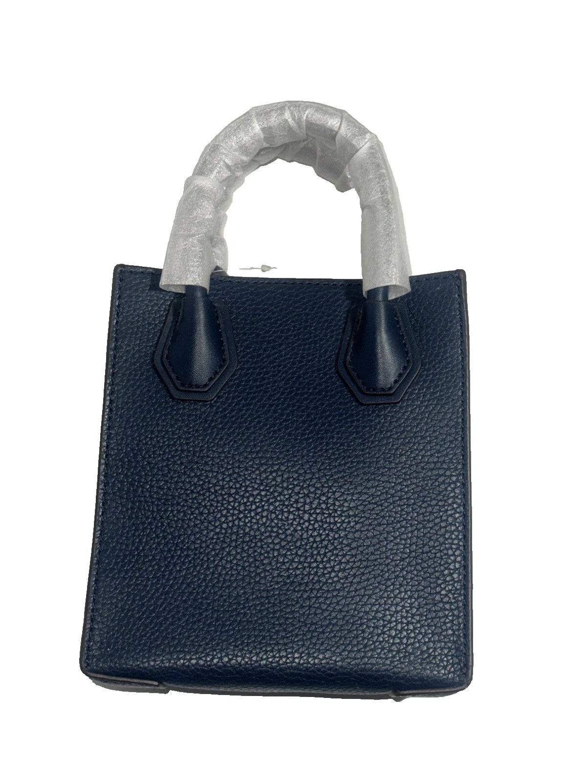 Michael Kors Mercer Extra-Small XS Pebbled Leather Crossbody Bag - Navy NEW
