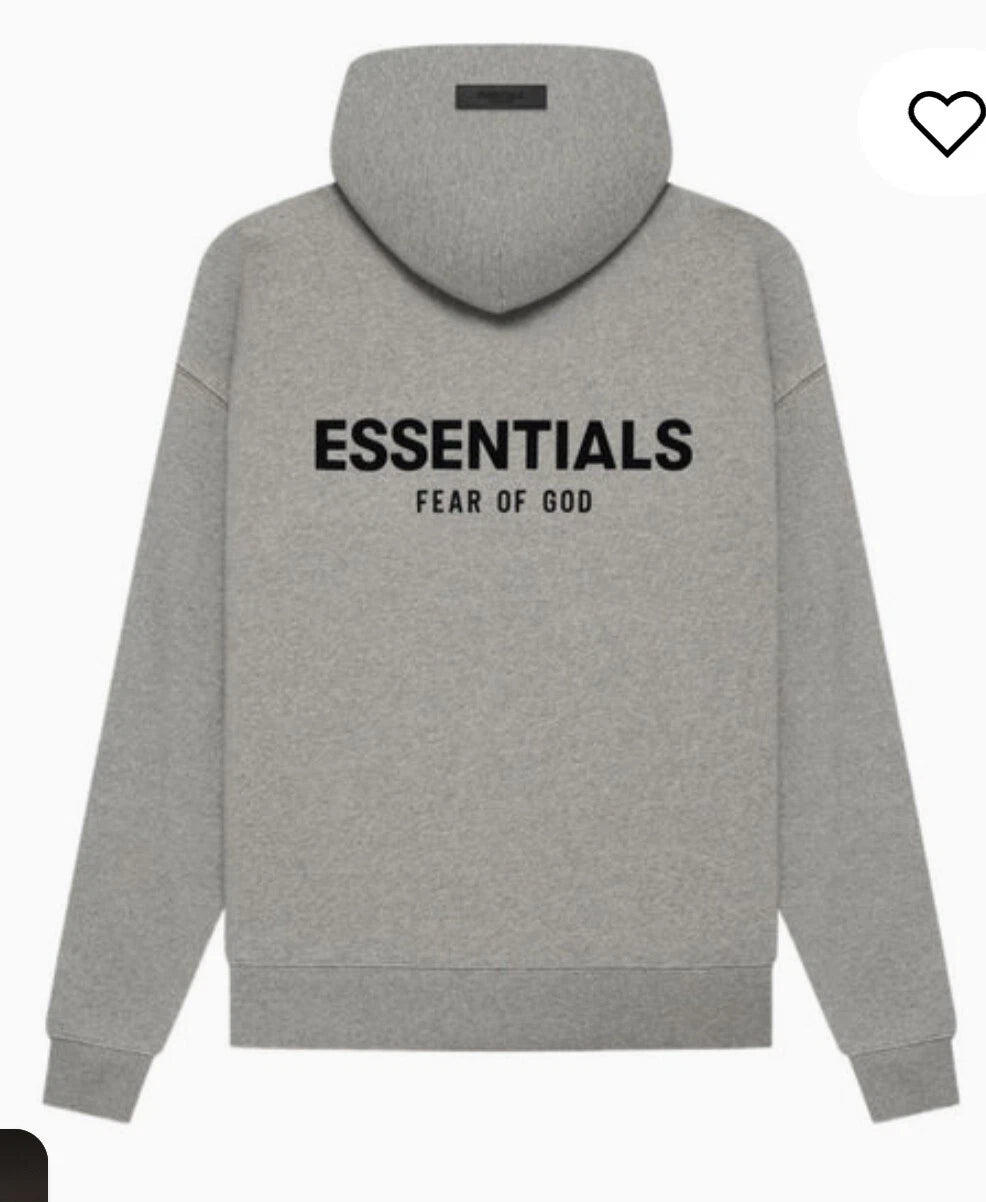 Essentials fear of god Hoodie Dark Oatmeal Sz Large