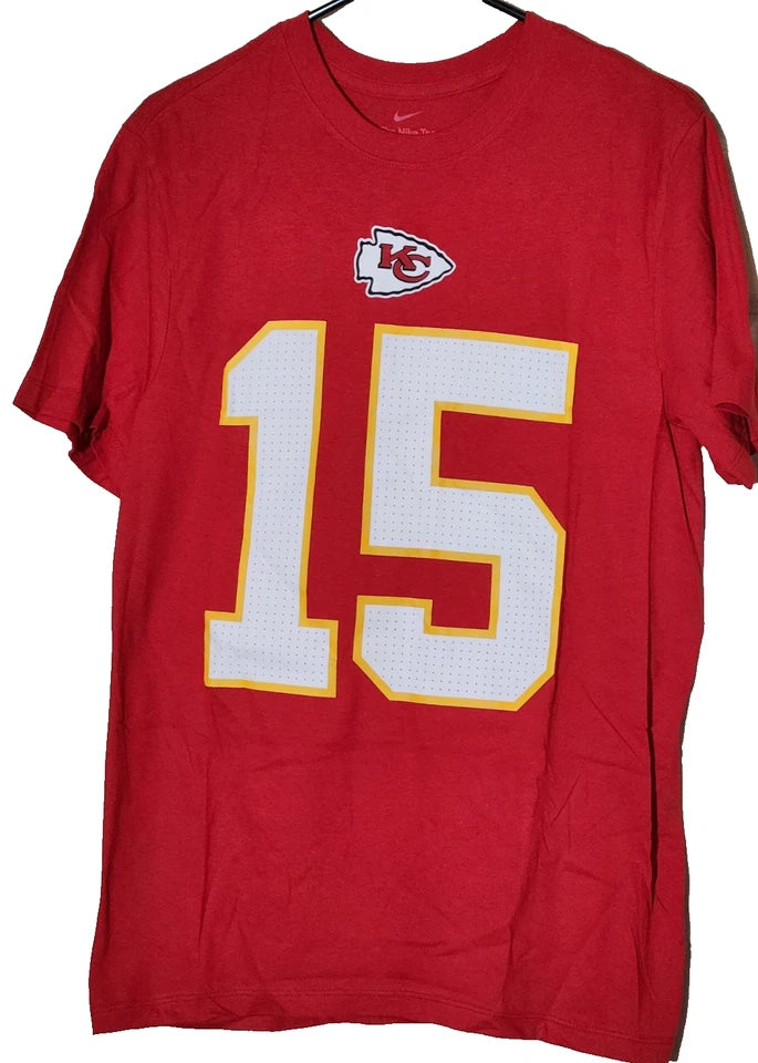 Patrick Mahomes Kansas City Chiefs nfl #15 Nike Tshirt Size Small