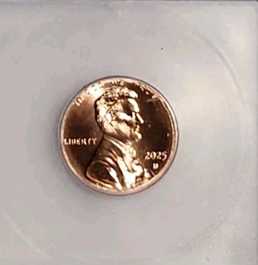 2025-D Lincoln Shield Cent, graded MS67+ by ICG autographed