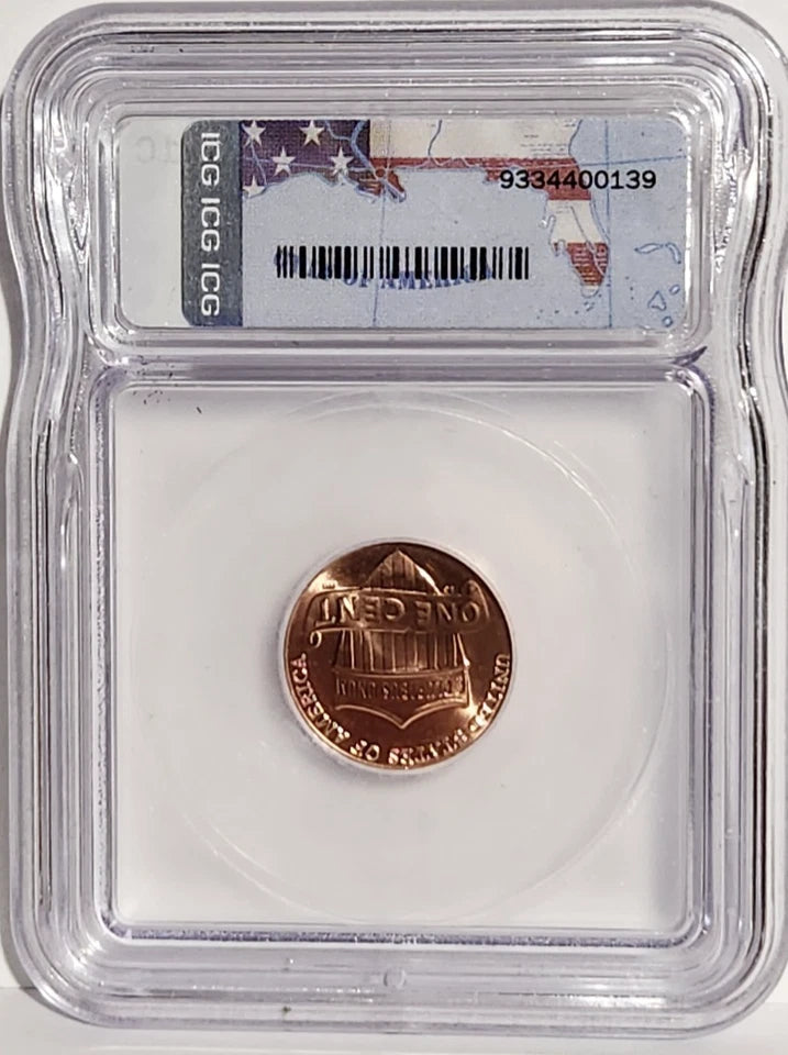 2025-D Lincoln Shield Cent Signed Austin Hutto Graded MS67+ by ICG