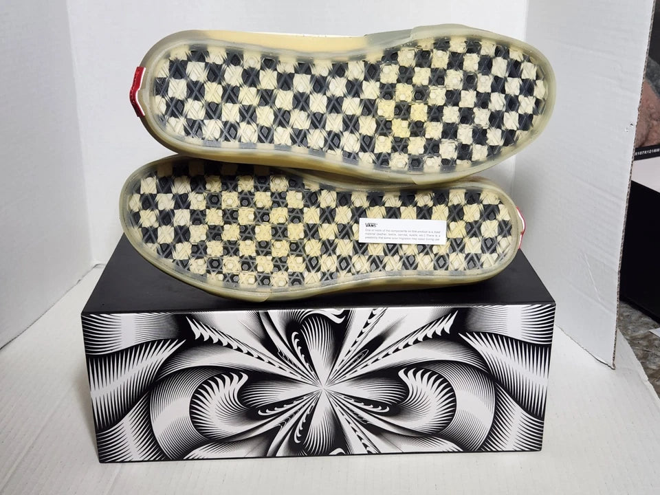 Size 9.5 - Palm Angels x Vans Sk8 VLT LX Mid Black