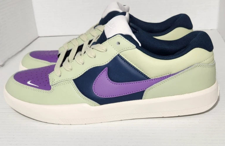 Nike Sb Force 58 Prm L Size 11.5 Olive Aura Black Raspberry